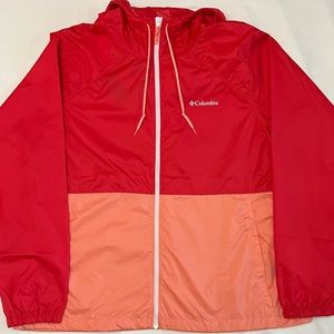 ⭐️COLUMBIA WINDBREAKER WOMENS SIZE XL CENTER RIDGE HOODED BRAND NEW WITH TAGS⭐️